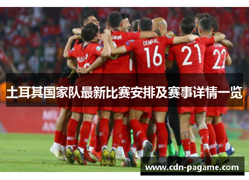 土耳其国家队最新比赛安排及赛事详情一览